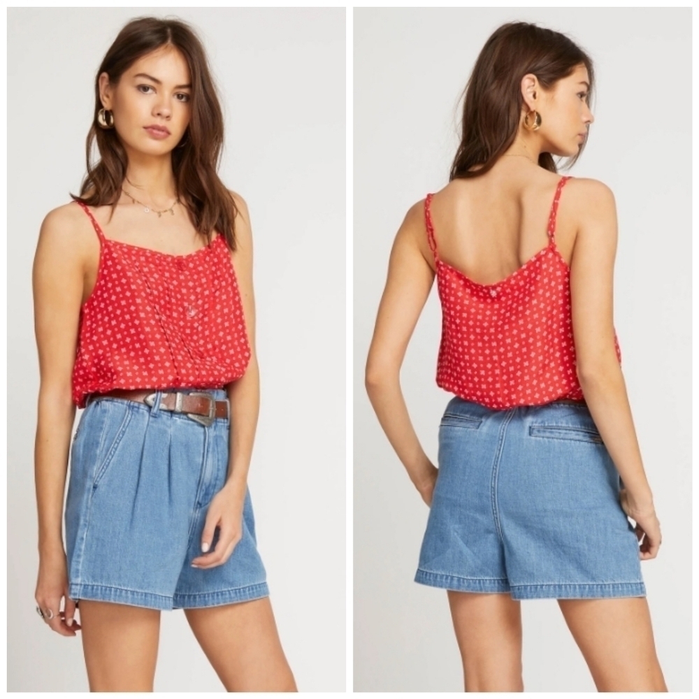 💜 🆕 Volcom | NWT Deep Tracks Cropped Cami